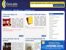 Tablet Screenshot of cursosonlinecertificado.com